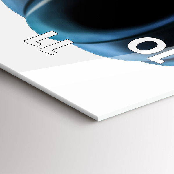 Horloge rectangulaire verticale Ballon dans le ciel