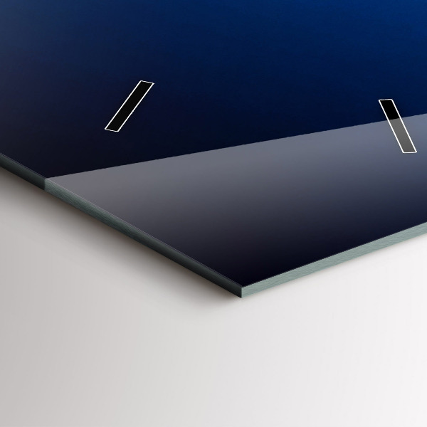 Horloge rectangulaire verticale Avion et nuages