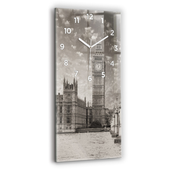 Horloge rectangulaire verticale Londres Angleterre Big Ben