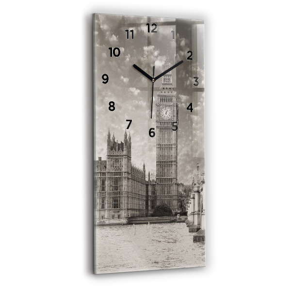 Horloge rectangulaire verticale Londres Angleterre Big Ben