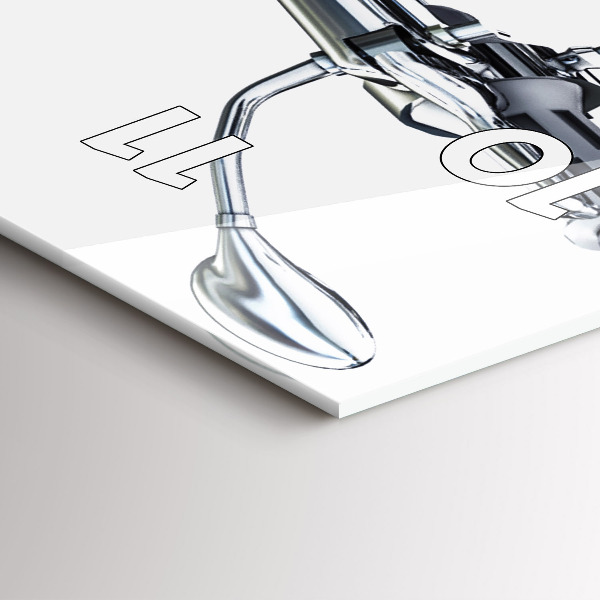 Horloge rectangulaire verticale Moto noire