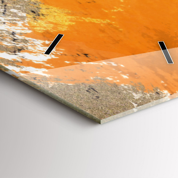 Horloge rectangulaire verticale 'Portrait d''une femme abstrait'