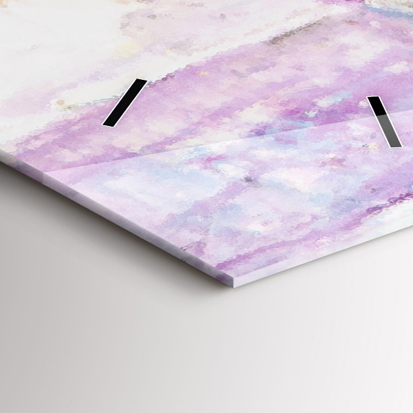 Horloge rectangulaire verticale Préparation de la ballerine