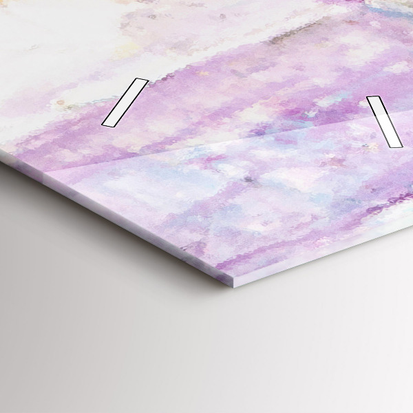 Horloge rectangulaire verticale Préparation de la ballerine