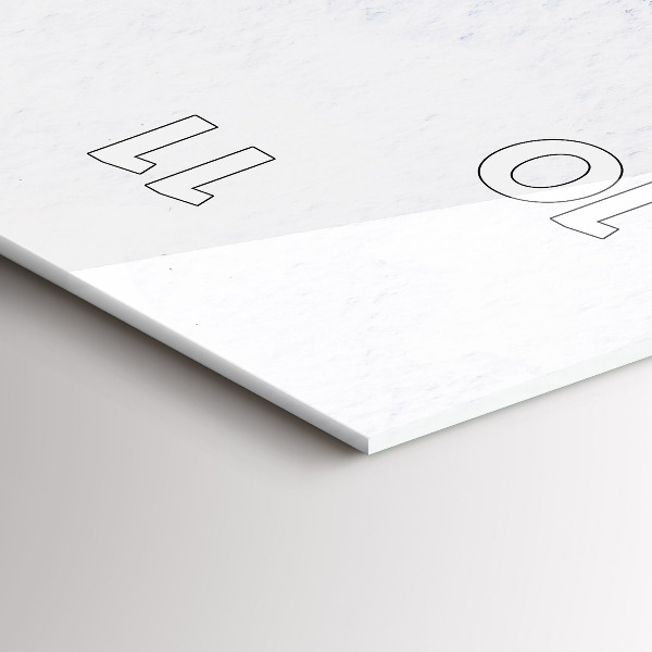 Horloge rectangulaire verticale Oiseaux en vol