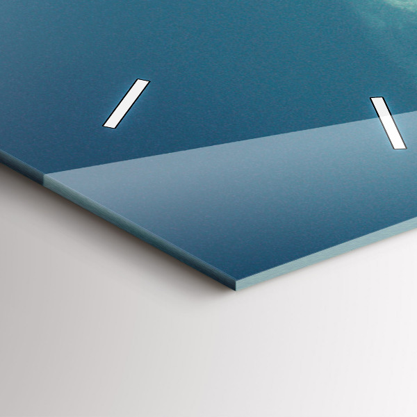 Horloge rectangulaire verticale Voiture avec planche de surf