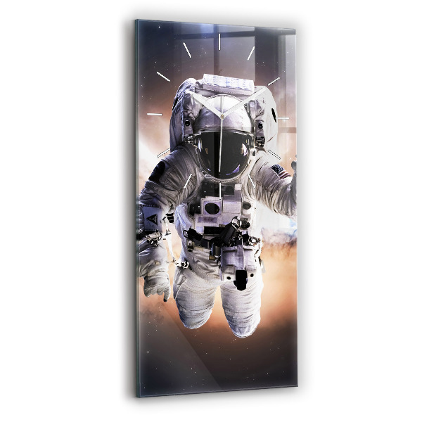 Horloge murale verticale 'Astronaute dans l''espace'
