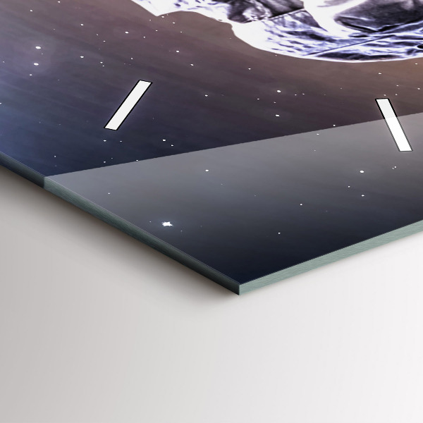 Horloge murale verticale 'Astronaute dans l''espace'