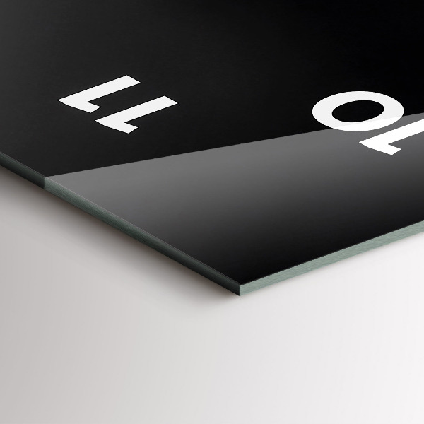 Horloge rectangulaire verticale 'Fleur d''orchidée sur l''eau'