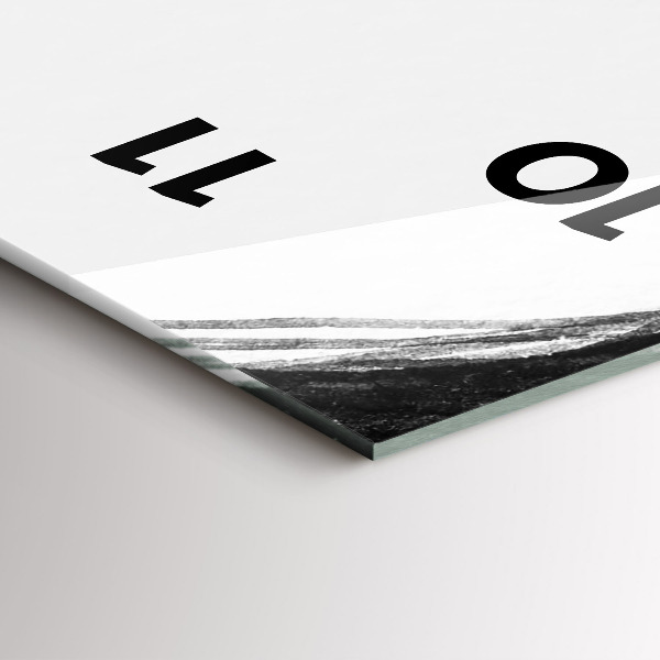 Horloge murale verticale 'Portrait d''une femme'