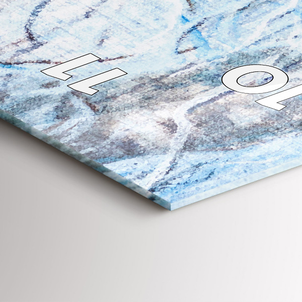 Horloge murale verticale Les loups dans la forêt