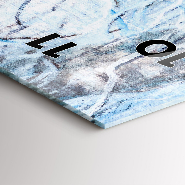 Horloge murale verticale Les loups dans la forêt