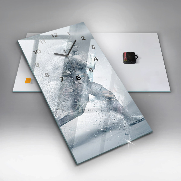 Horloge murale verticale Homme qui court