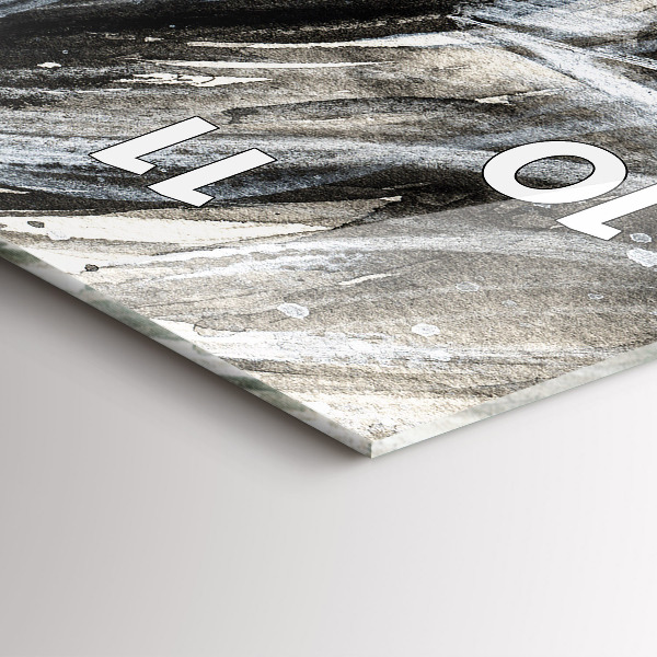 Horloge murale verticale Portrait peint