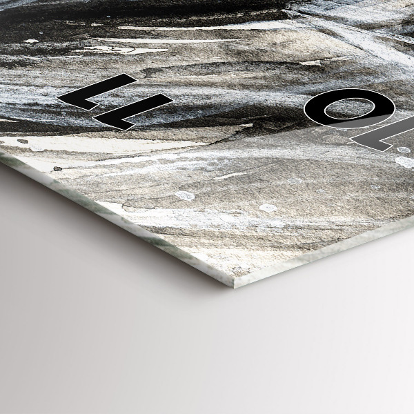 Horloge murale verticale Portrait peint