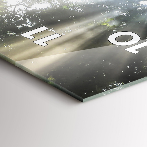 Horloge murale verticale Éléphant dans la jungle