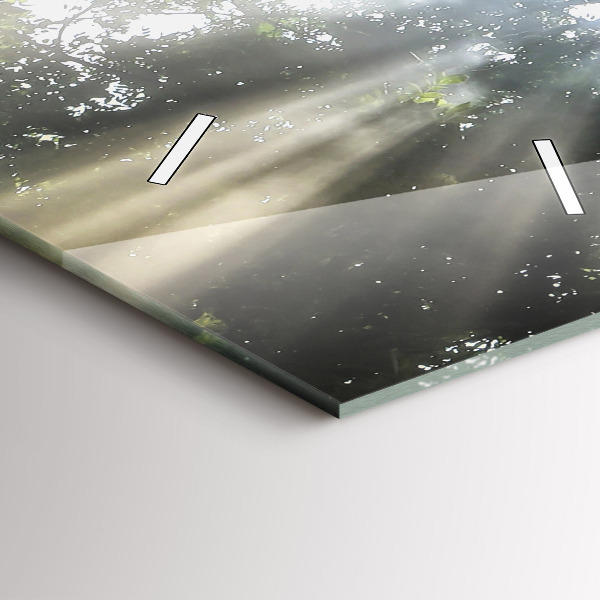 Horloge murale verticale Éléphant dans la jungle