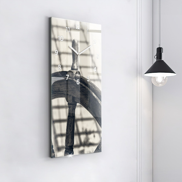 Horloge murale verticale Navire antique