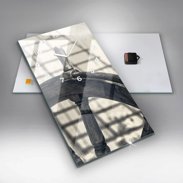 Horloge murale verticale Navire antique