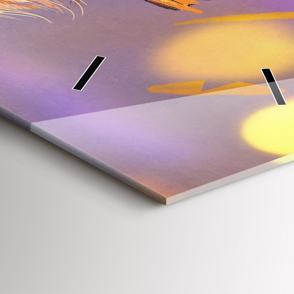 Horloge murale verticale Chevalier avec une épée