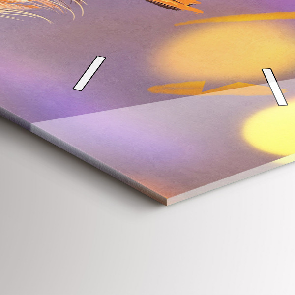 Horloge murale verticale Chevalier avec une épée