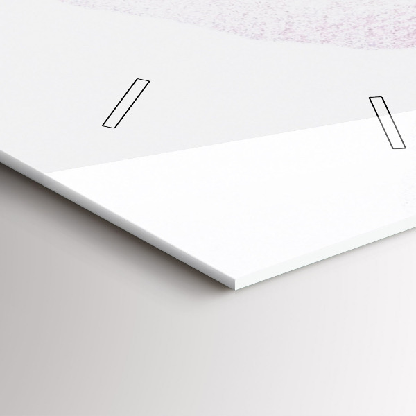 Horloge murale verticale Fleurs de pavot séchées