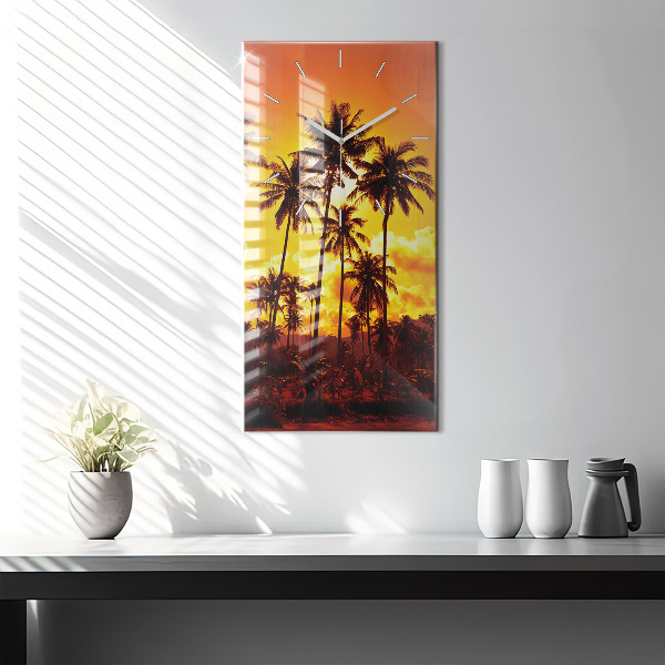 Horloge rectangulaire verticale Thaïlande Plage de Klong Prao