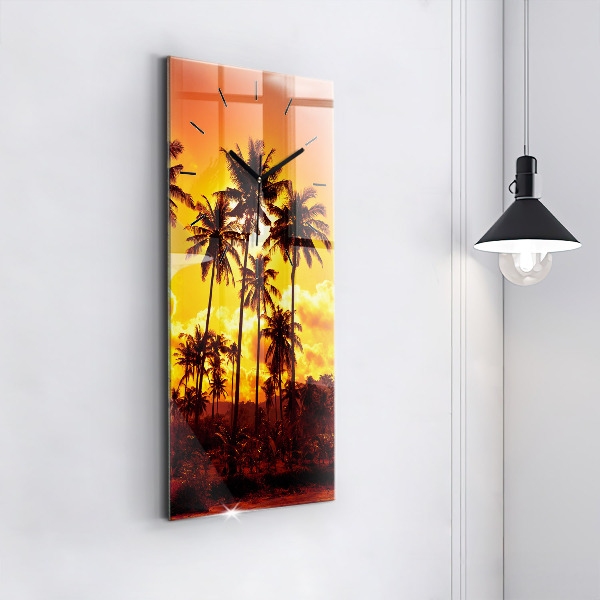 Horloge rectangulaire verticale Thaïlande Plage de Klong Prao