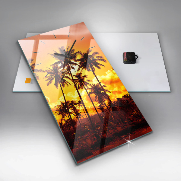 Horloge rectangulaire verticale Thaïlande Plage de Klong Prao