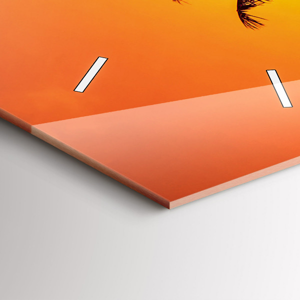 Horloge rectangulaire verticale Thaïlande Plage de Klong Prao