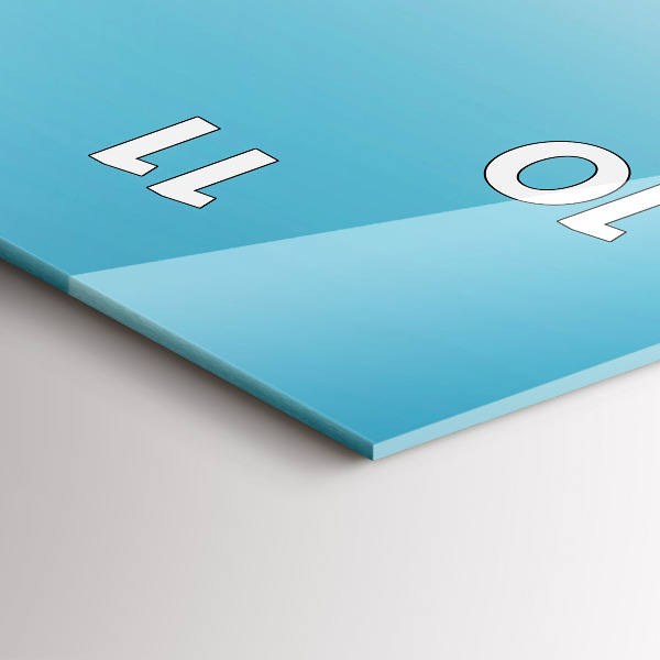 Horloge murale verticale 'L''île volante'