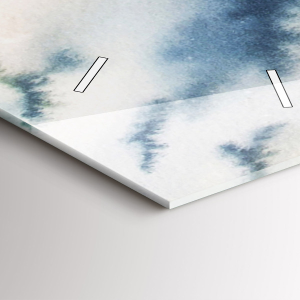 Horloge murale verticale Pêcheur sur le lac