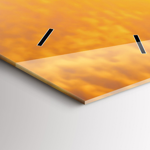 Horloge murale verticale Cygnes amoureux