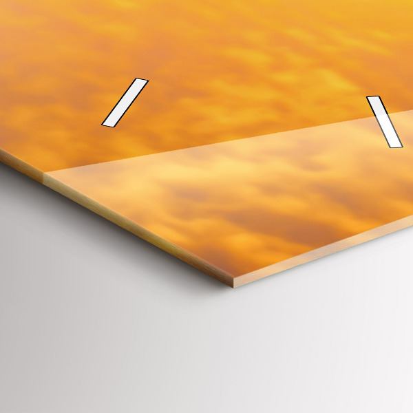 Horloge murale verticale Cygnes amoureux