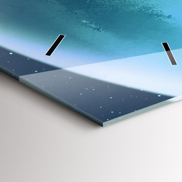 Horloge murale verticale 'L''homme dans la lune'