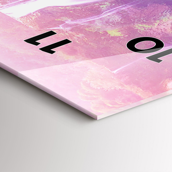 Horloge murale verticale Cascade de Jiulong, Chine