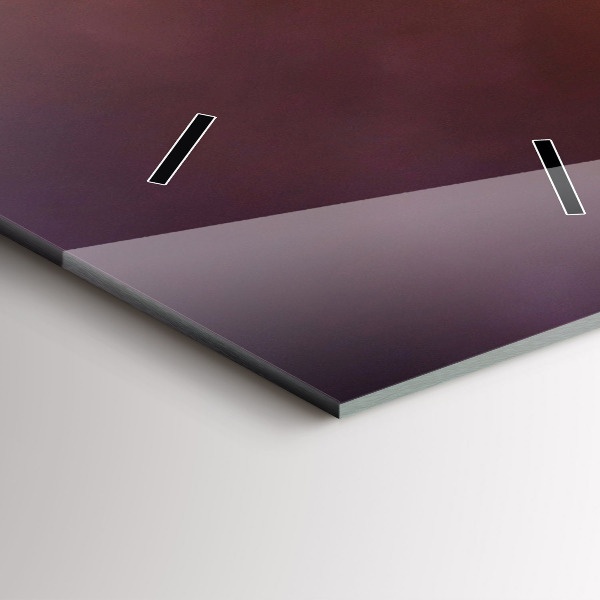 Horloge murale verticale Bateau et coucher de soleil