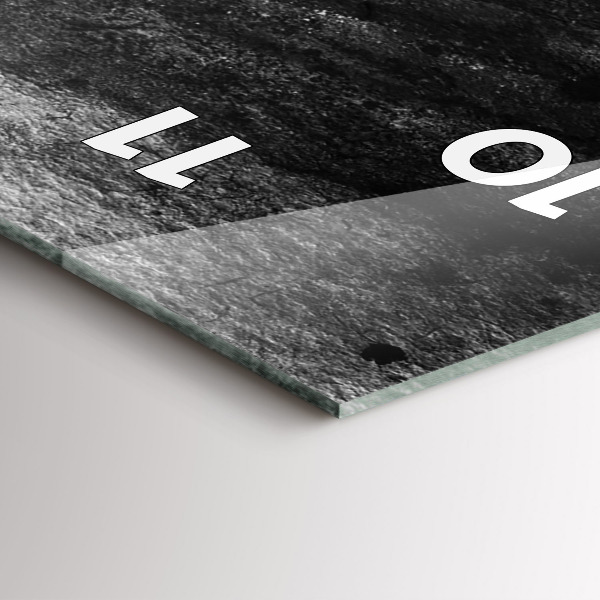 Horloge murale verticale Femme au chapeau