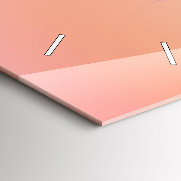 Horloge murale verticale Forêt dans le brouillard