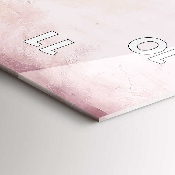 Horloge murale verticale Coquelicots en fleurs