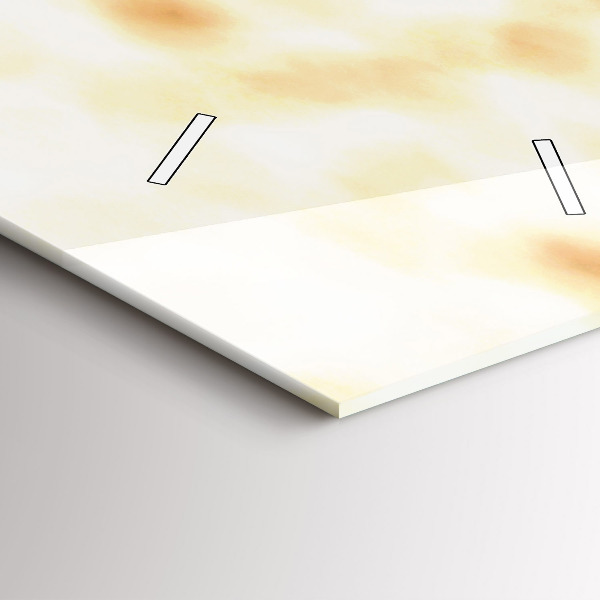 Horloge rectangulaire verticale Planter dans un sol sec