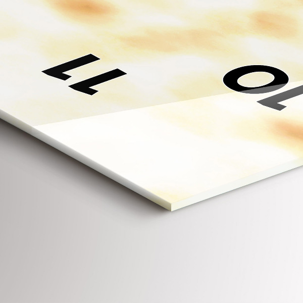 Horloge rectangulaire verticale Planter dans un sol sec