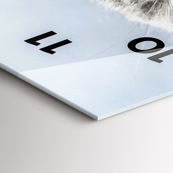 Horloge rectangulaire verticale Chat sur le canapé