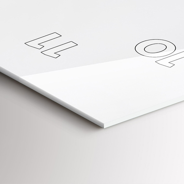 Horloge murale verticale Chat et chien endormis