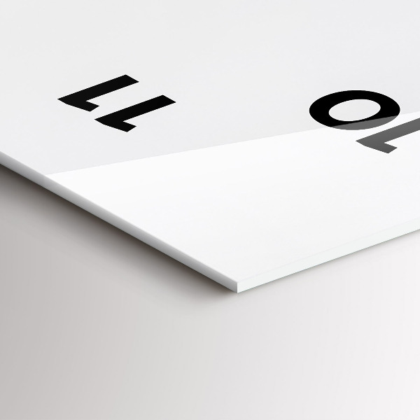 Horloge murale verticale Chat et chien endormis