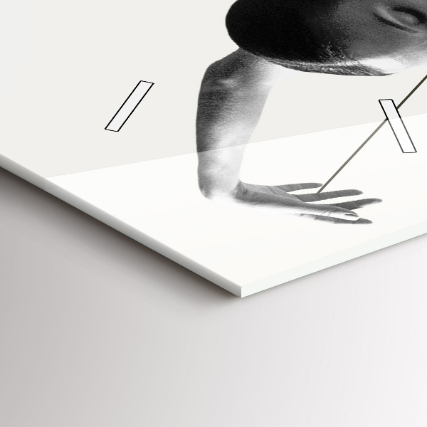 Horloge murale verticale Danseuse abstraite