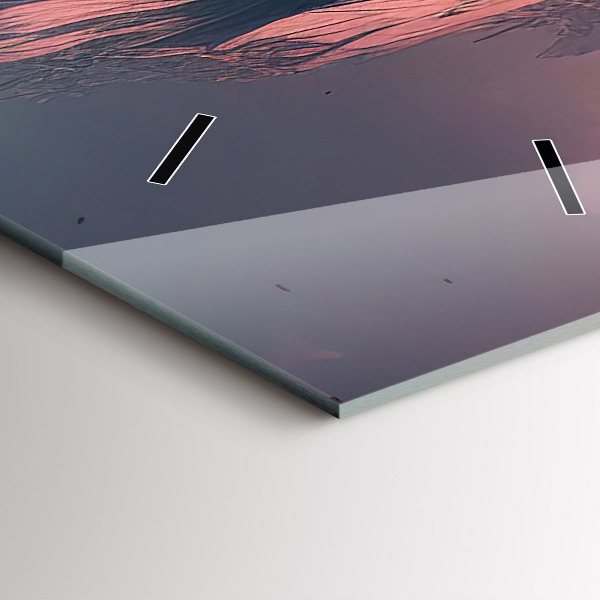 Horloge murale verticale Forêt et montagnes magiques