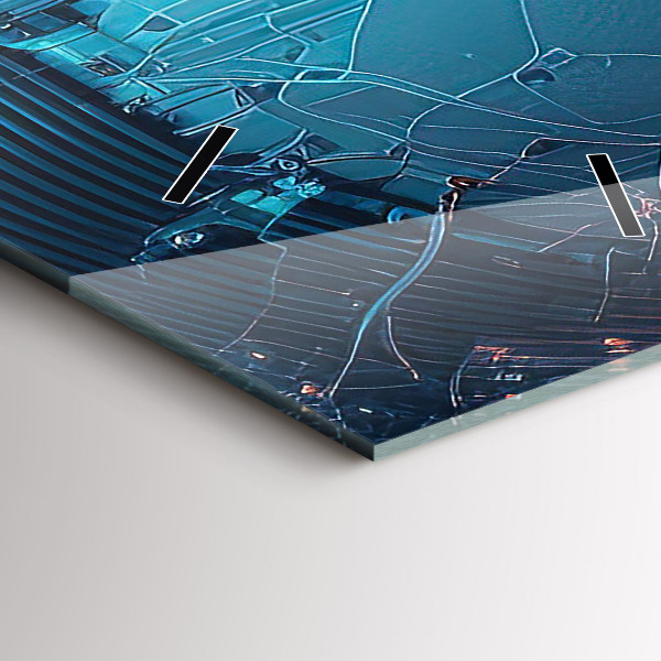 Horloge murale verticale Intelligence artificielle