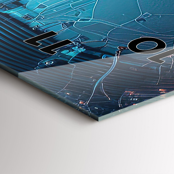 Horloge murale verticale Intelligence artificielle