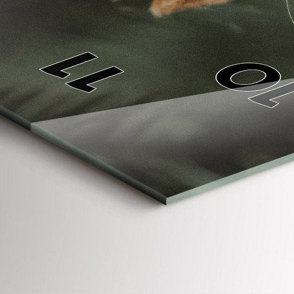 Horloge murale verticale 'L''écureuil et la nature sauvage'